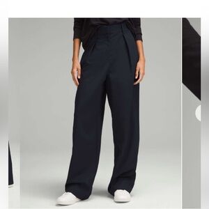 Lululemon Pleated Front High Rise
Trousers Size 6 Long